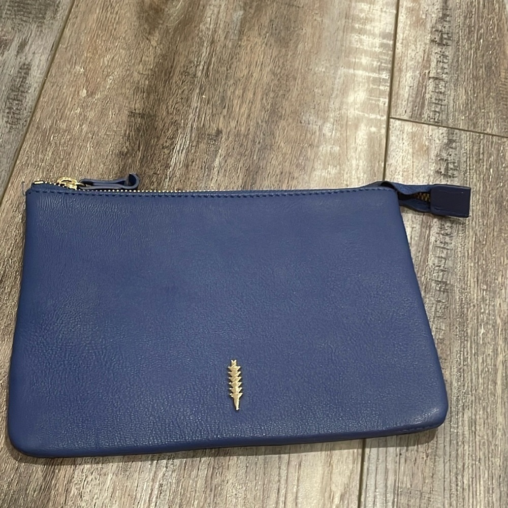 Thacker Gia Pouch wristlet only blue